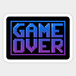 Game Over Sticker